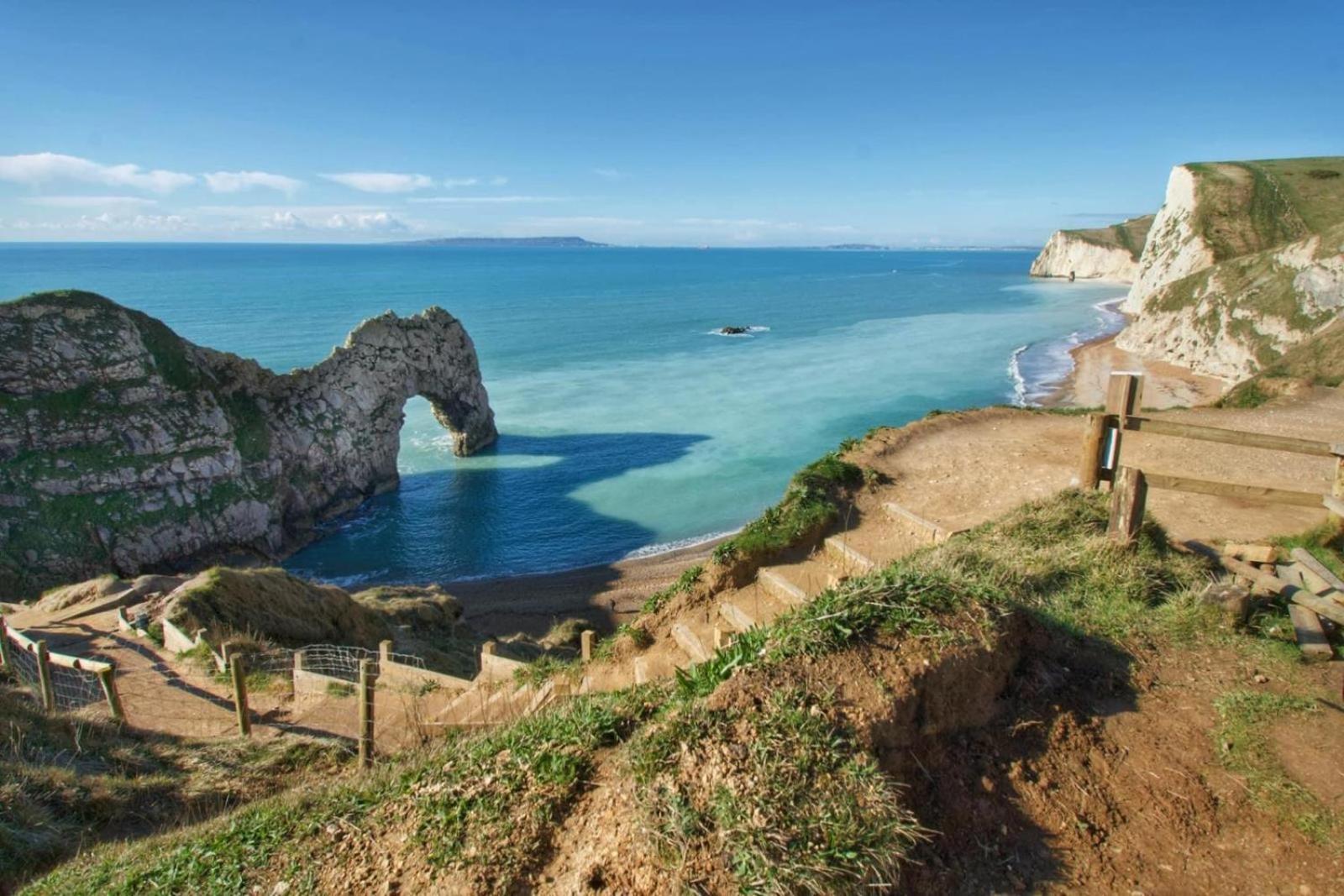Emma'S Sea View 2-Bedroom Caravan At Durdle Door Near Wareham Dorset ويست لولوورث المظهر الخارجي الصورة