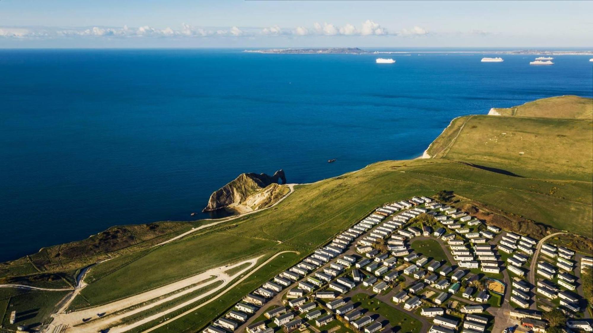 Emma'S Sea View 2-Bedroom Caravan At Durdle Door Near Wareham Dorset ويست لولوورث المظهر الخارجي الصورة